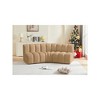 Meridian Furniture,Arc Camel Velvet Modular Sofa - 2 of 4