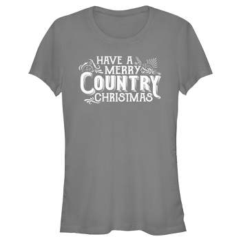 Juniors Womens Lost Gods Have a Merry Country Christmas T-Shirt