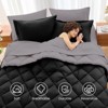 BAGOKIE 5/7 Pieces Comforter Set Reversible Bed in a Bag for All Season - 3 of 4