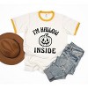 Simply Sage Market Women's I'm Hallow Inside Short Sleeve Ringer Tee - 2 of 3