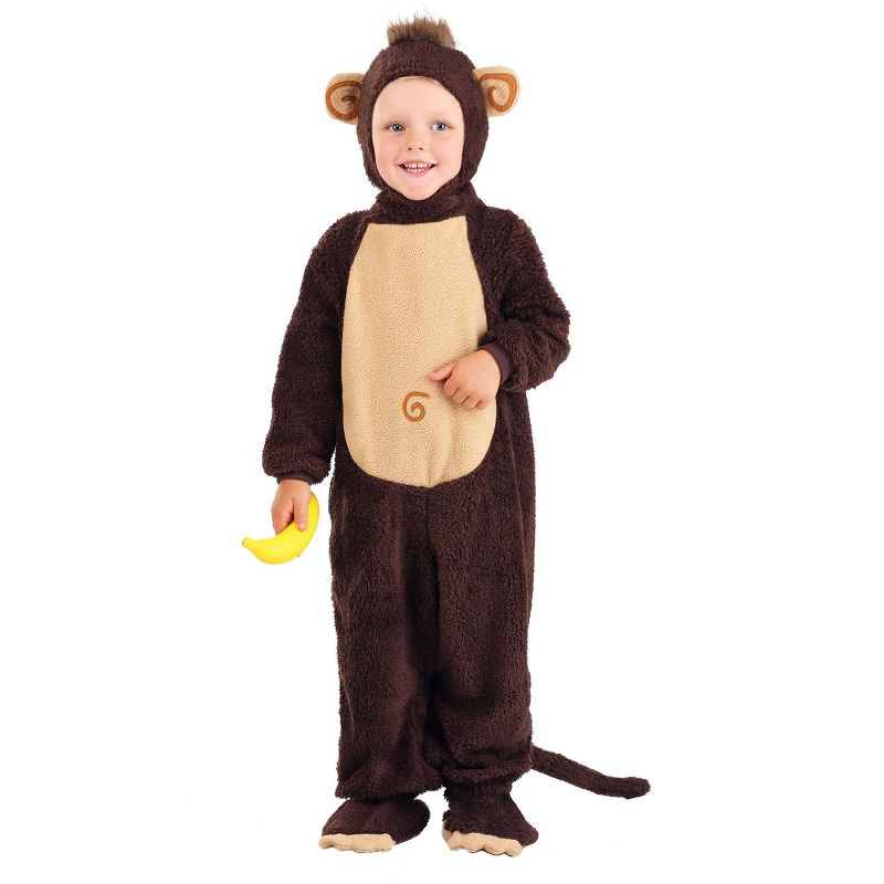 HalloweenCostumes.com Toddler Funny Monkey Costume, 3 of 4