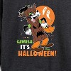 Women's - Disney - Gawrsh It's Halloween Lightweight French Terry Wide Neck Long Sleeve Shirt - 2 of 4