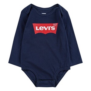 Levi's® Baby Girls' Long Sleeve Batwing Bodysuit - 1 of 4