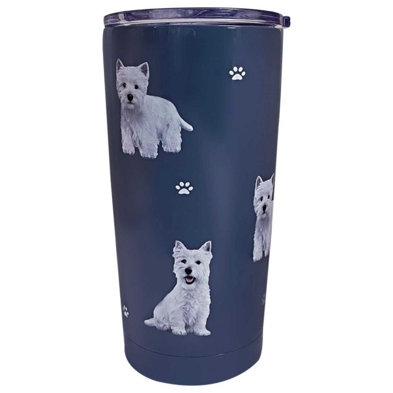 E & S Imports 7.0 Inch Westie Serengeti Tumbler Hot Or Cold Beverages Tumblers, 1 of 4
