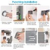 iMountek"Retractable Baby Safety Gate 58.3in Extra Wide for Toddlers, Dogs - Punch & Punch-Free Kit"Black Grey - 2 of 4