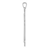 Black Bow Jewelry 14k Yellow or White Gold, Hollow Passion Cross Pendant, 22 x 41mm - 2 of 4
