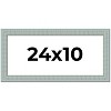PosterPalooza | Panoramic Refined Blue Picture Frame - UV Acrylic, Foam Board Backing, Hanging Hardware - 2 of 4