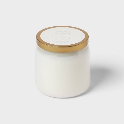 Frosted color glass candle jar 7oz candle container with bamboo lid factory  and manufacturers