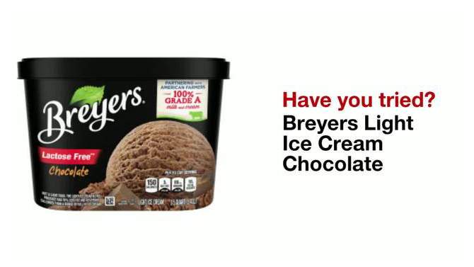 Breyers Lactose Free Chocolate Ice Cream - 48oz, 2 of 8, play video