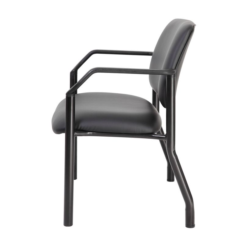 500lbs Guest Chair Antimicrobial Black - Boss Office Products, 3 of 7