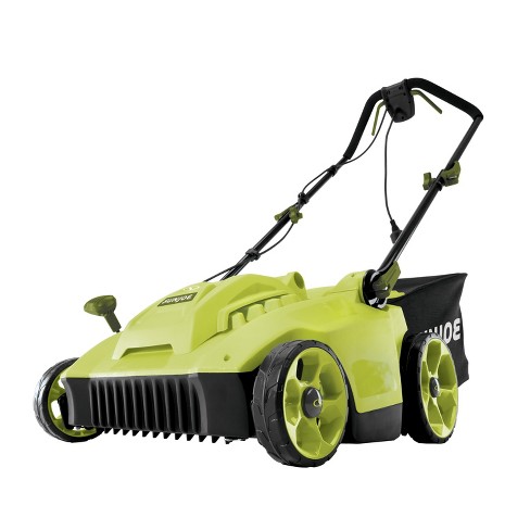 Sun Joe Mj506e Electric Reel Lawn Mower W/ Grass Catcher, 16 In, 6.5 Amp, Quad Wheel