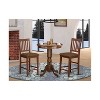 Counter Height Dining Set - 5 Piece Table & Chair Set - Modern Kitchen Table with Chairs - 2 of 4