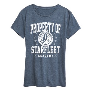 Women's - Star Trek - Property of Starfleet Short Sleeve Graphic T-Shirt - 1 of 4
