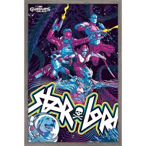Trends International Marvel's Guardians of the Galaxy Video Game - Colorful Framed Wall Poster Prints - 1 of 4