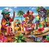 Anatolian Dogs drinking smoothies on a tropical beach 1000 pc   Jigsaw Puzzle 1102 - 2 of 4