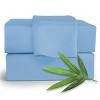 4 Piece Viscose from Bamboo Cooling sheets Ultra Soft 100% Organic Deep Pocket Luxury Bed Sheets with Pillowcases - Lux Decor Collection - 2 of 4