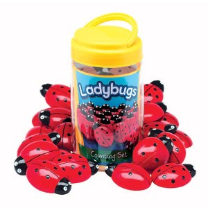 Yellow Door Ladybug Stones  - Set of 22 - 1 of 3