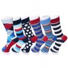 Alpine Swiss Mens Cotton 18 Pack Dress Socks Solid Ribbed Argyle Shoe ...