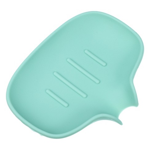 Silicone Soap Dishes with Draining Bathroom Bar Soap Holder for