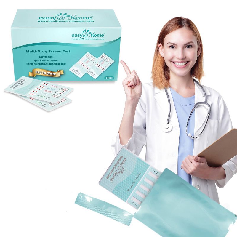 easy@Home 5 Panel Instant Drug Test Kit &#8211; 5pk, 4 of 7