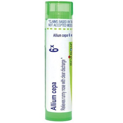 Allium Cepa 6X by Boiron Homeopathic Single Medicine For Cough, Cold & Flu  -  80 Pellet