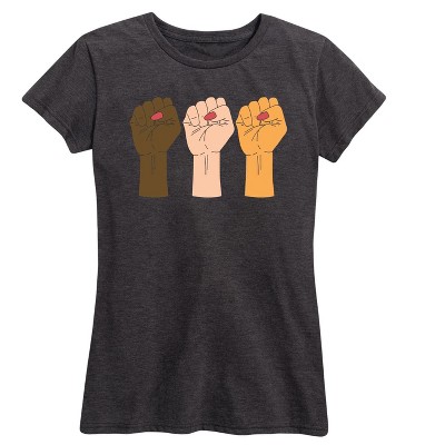 Women's - Instant Message - Hands Fist Short Sleeve Graphic T-Shirt