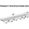 304 Stainless Steel Folding Dispensing Rack, Wall Mounted Food Truck Window Rack/Serving Rack, Food Trucks, Grills, Restaurants - 3 of 4