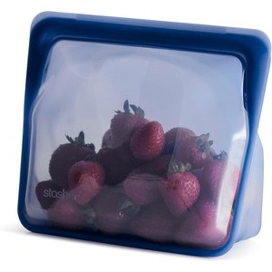 Premium Silicone Reusable Stand-Up Mega Bag, 104 oz Leak-free Storage, Microwave, Oven, Dishwasher Safe - 1 of 4