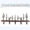 5 Star Super Deals Rustic Cactus Design Wall-Mounted Coat Rack – 5 Hooks for Entryway, Mudroom, or Southwestern Home Decor - 4 of 4