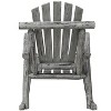 Cesicia Wooden Porch Rocker Chair, Patio Rocking Chair - 4 of 4