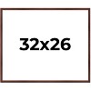 PosterPalooza | Classic Modern Brown Picture Frame - UV Acrylic, Backing Board, Hanging Hardware Included - 2 of 4