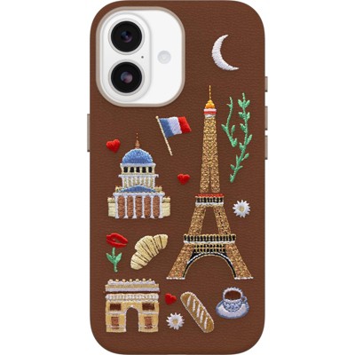OtterBox Apple iPhone 17 Symmetry Series Cactus Leather Embroidery Case for MagSafe City of Love