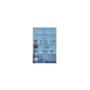 Beachcombers Lighthouse Beach Table Sitter Wood Composite Block Home Decor Ocean Nautical Coastal Marine 4X1X6 - 1 of 1