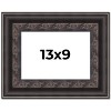 PosterPalooza | Photo Size 3.5" Wide Ornate Black Frame - UV Acrylic, Foam Board Backing, Hanging Hardware - 2 of 4