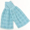 KOVOT Set of 2 Cotton Hanging Tie Towels | Include (2) Hanging Towels That Latch with Hook & Loop - 3 of 3
