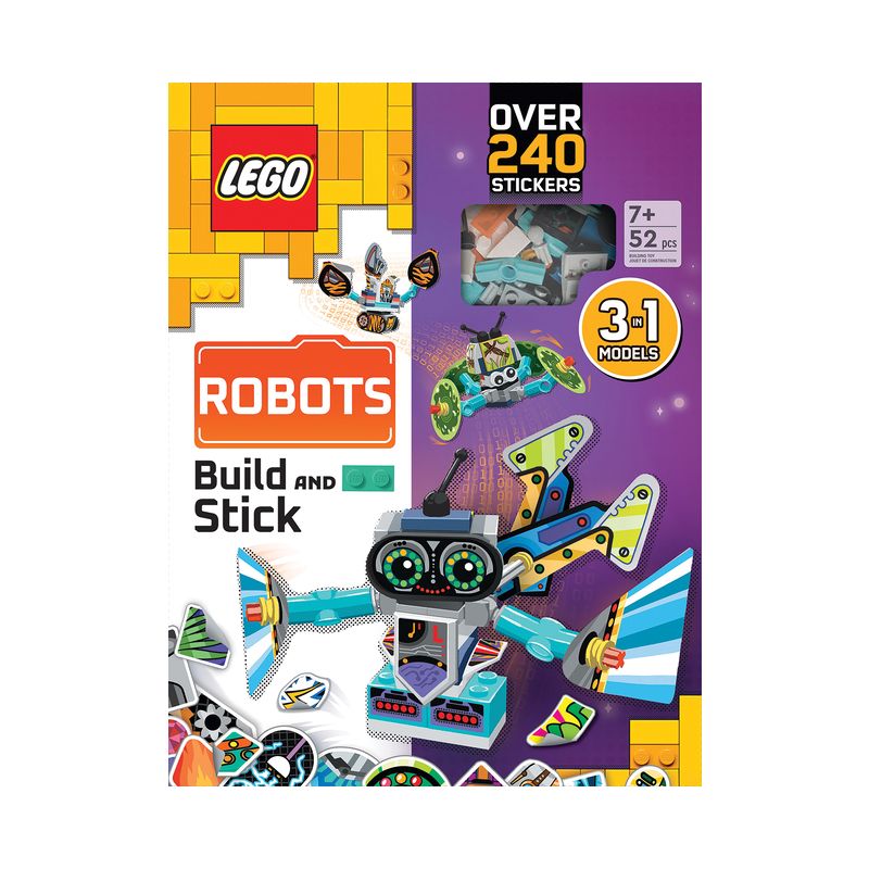 Lego(r) Books. Build and Stick: Robots - (Hardcover), 1 of 2