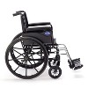 Invacare Wheelchair Legrest with Heel Loops, Swing-Away Design & Flip-Up Composite Footplate - 4 of 4