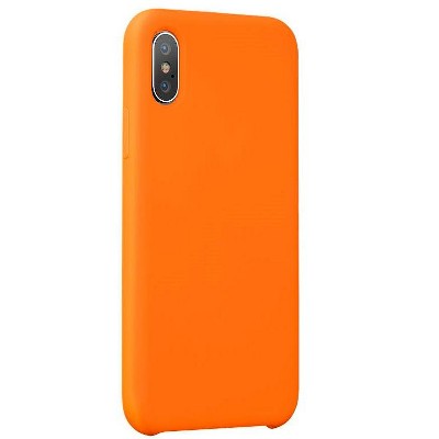 Monoprice iPhone XS Soft Touch Case - Nectarine, Ultra-slim Design With A Strong Polycarbonate Shell - FORM Collection