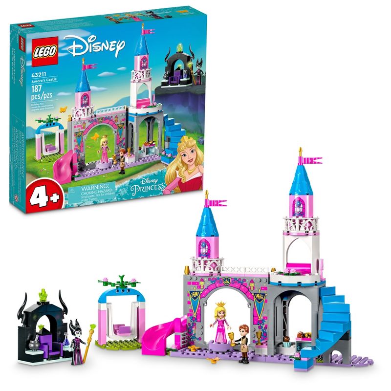 LEGO Disney Princess Aurora&#39;s Castle Buildable Toy 43211, 1 of 8