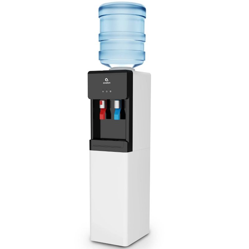 Avalon Top Loading Hot &#38; Cold Water Cooler Dispenser - Slim Design - White, 3 of 4