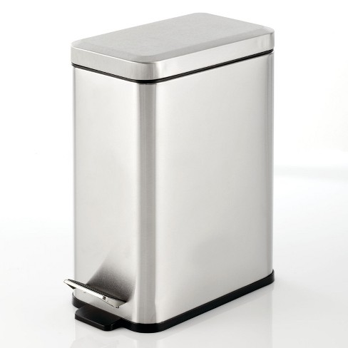 Simplehuman 4.5l Round Step Trash Can Steel White : Target