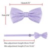 Allegra K Men's Halloween Polka Dots Pre-Tied Work Formal Party Tuxedo Bowknot Bow Ties - 4 of 4