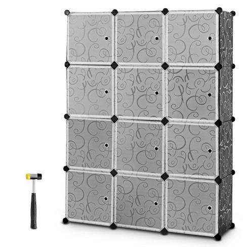 diy 12 cube portable closet storage