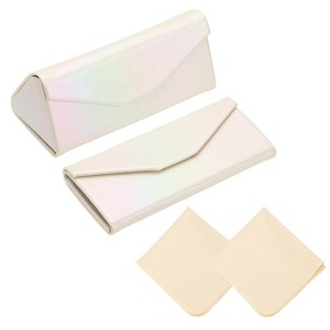 Unique Bargains Triangle Eyeglasses Case 2 Pcs - 1 of 4