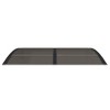 vidaXL Door Canopy Black 157.5 in.x39.4 in. Polycarbonate - 3 of 4