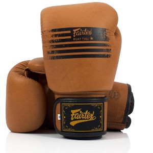 Fairtex BGV21 Legacy Muay Thai Boxing Gloves MMA UFC K1 Kick Boxing Training Genuine Leather Classic Matte Brown - 1 of 4