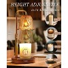 FAAYFIAN Adjustable Candle Warmer Lamp with Timer,Wood Base Metal Shade,Birthday Gifts for Women Mom - 4 of 4