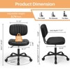 IULULU PU Leather Office Desk Chair，Swivel Chair for Adults/Students - 2 of 4