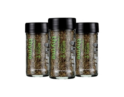 Spicely Organics - Organic Thyme - Case of 3/0.6 oz