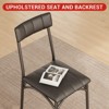 Dining Table Set for 2 with Upholstered Chairs, Kitchen Table and Chairs for 2, 3 Piece Dining Room Table Set - 4 of 4